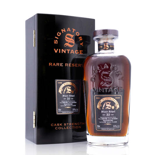 Blair Athol 35 Years Old 1988/2023 Oloroso Sherry Butt #6790 Signatory Vintage 35th Anniversary 55.9% 700ml