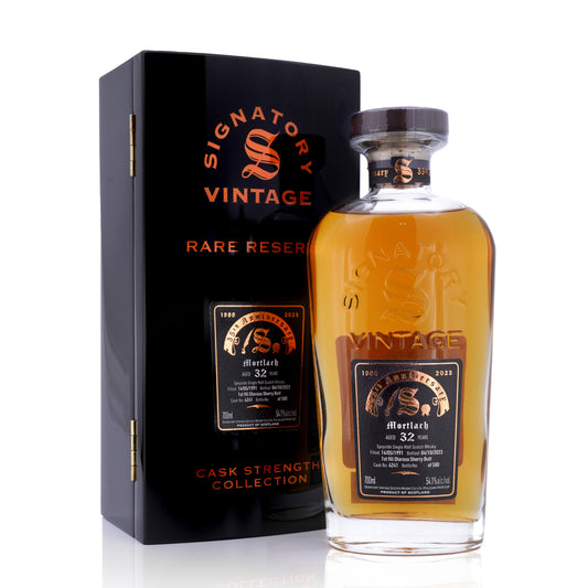 Mortlach 32 Years Old 1991/2023 First Fill Sherry Butt #4241 35th Anniversary Signatory Vintage 54.1% 700ml