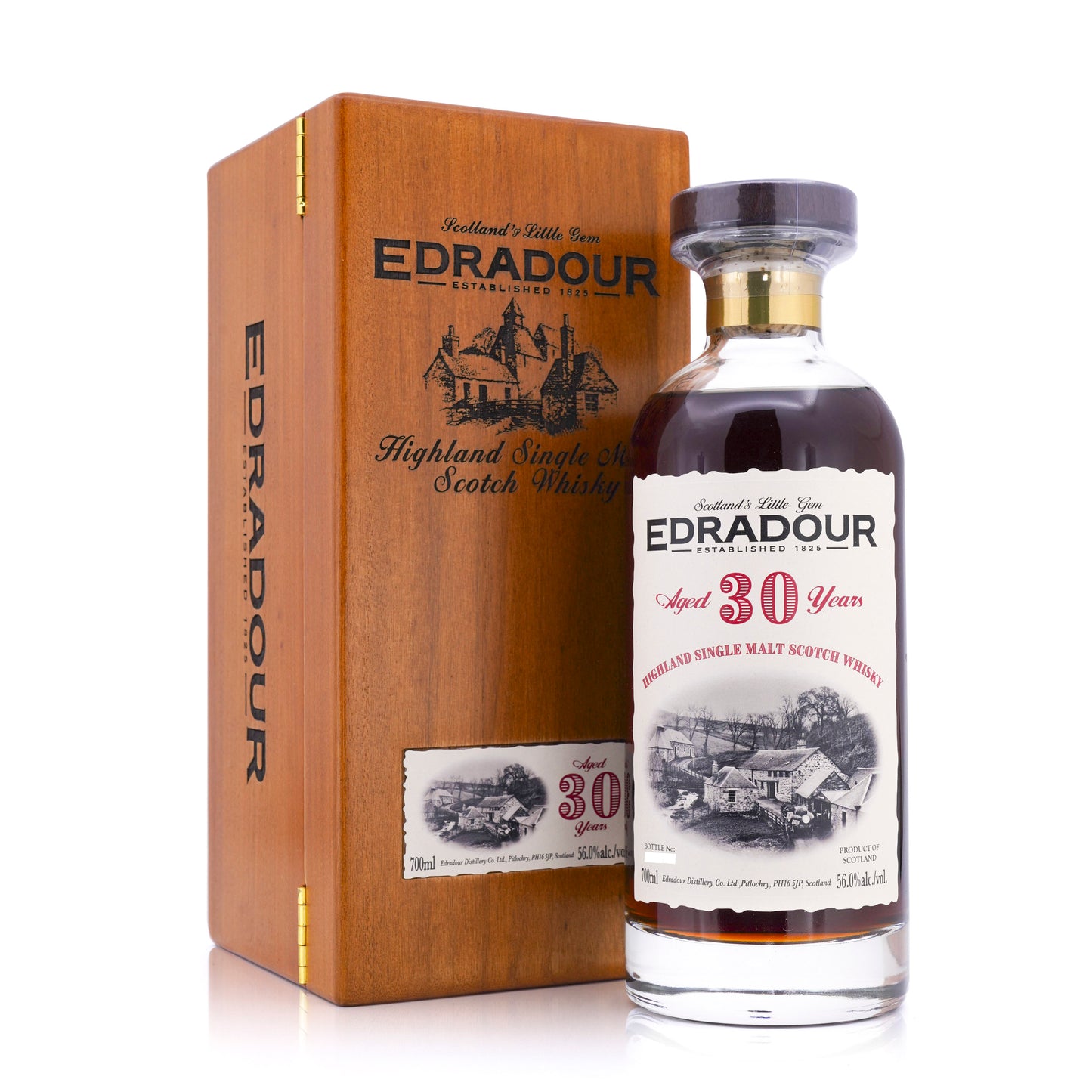 Edradour 30 Years Old 1993/2023 1st FIll Oloroso Sherry Butt #302 Ibisco Decanter 56% 700ml