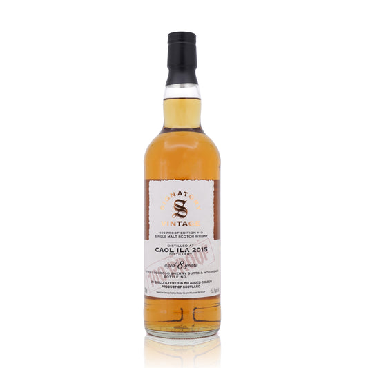 Caol Ila 8 Years Old 2015/2023 1st Fill Oloroso Sherry Butts 100 Proof Edition #10 Signatory Vintage 57.1% 700ml