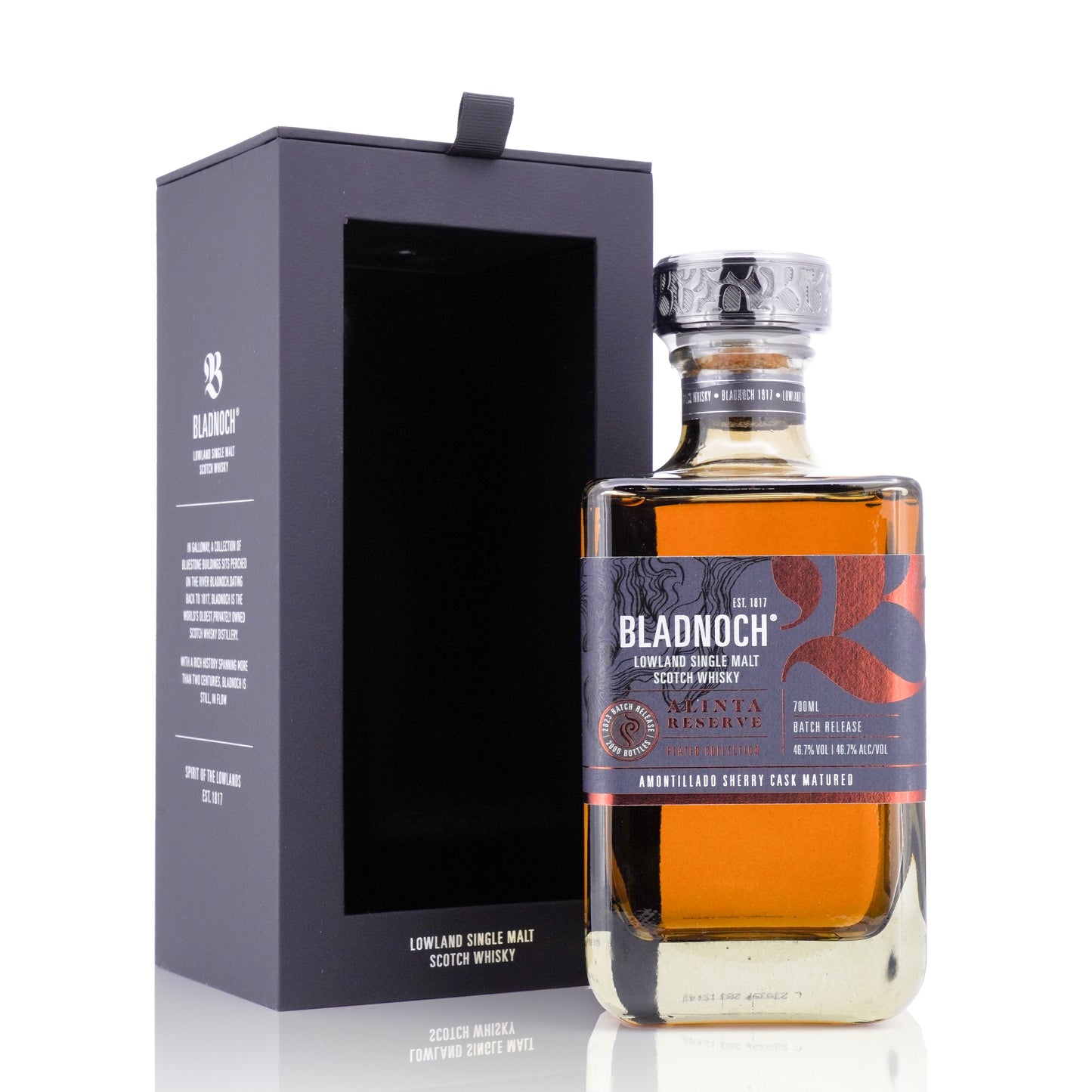 Bladnoch Alinta Reserve 2009/2023 First-Fill Amontillado Sherry Hogshead 46.7% 700ml