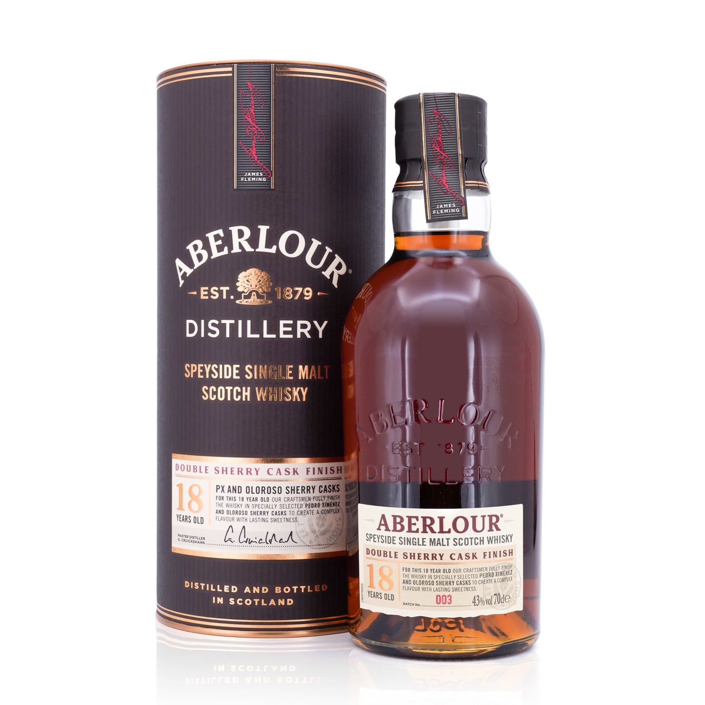 Aberlour 18 Years Old Double Sherry Cask Finish Batch No.003 43.0 % 700m