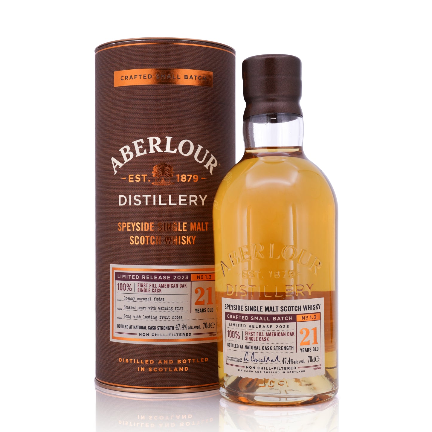 Aberlour 21 Year Old First Fill American Oak New Vibrations LMDW 47.4% 700ml(WF90)