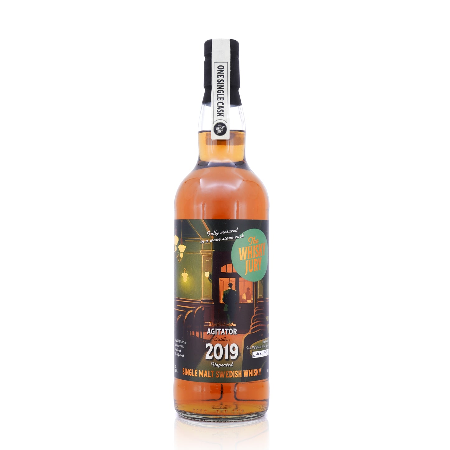 Agitator 2019/2024 1st Fill Wave Stave Cask The Whisky Jury 58.4% 700ml