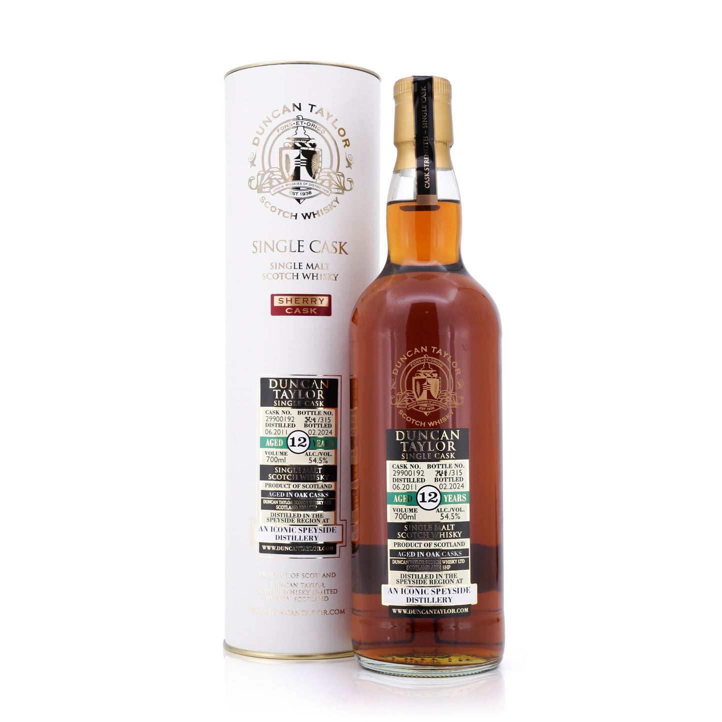 An Iconic Speyside 12 Years Old 2011/2024 Duncan Taylor #29900192 54.5% 700ml