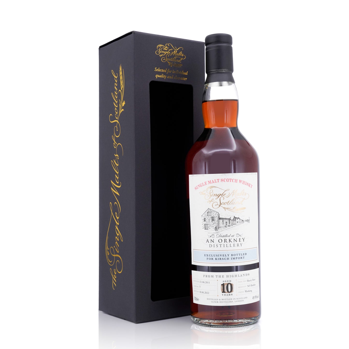 An Orkney 10 Years Old 2011/2022 Sherry Cask #5 The Single Malts of Scotland 49.9% 700ml