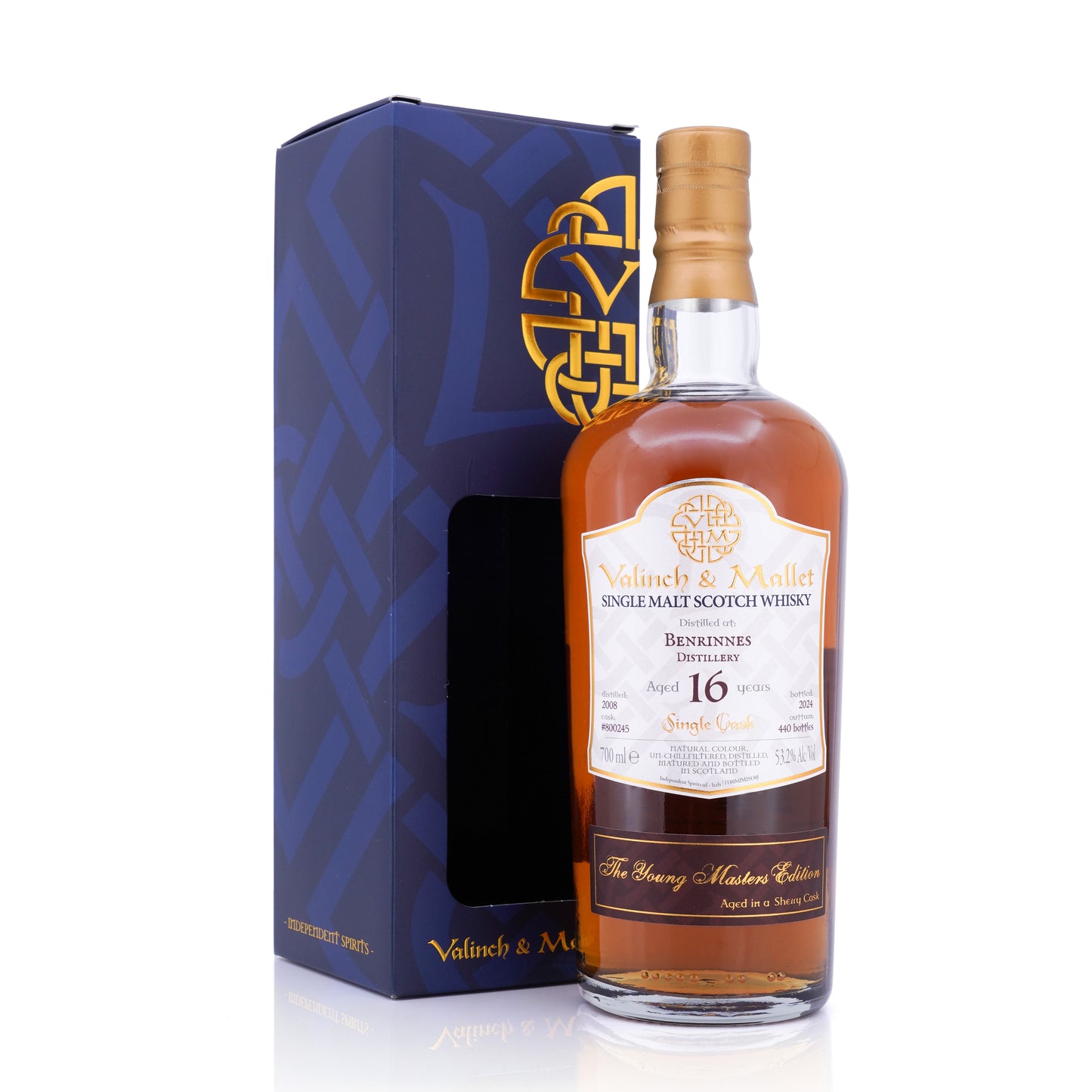 Benrinnes 16 Years Old 2008/2024 1st Fill Amontillado The Young Masters Edition Valinch & Mallet 53.2% 700ml