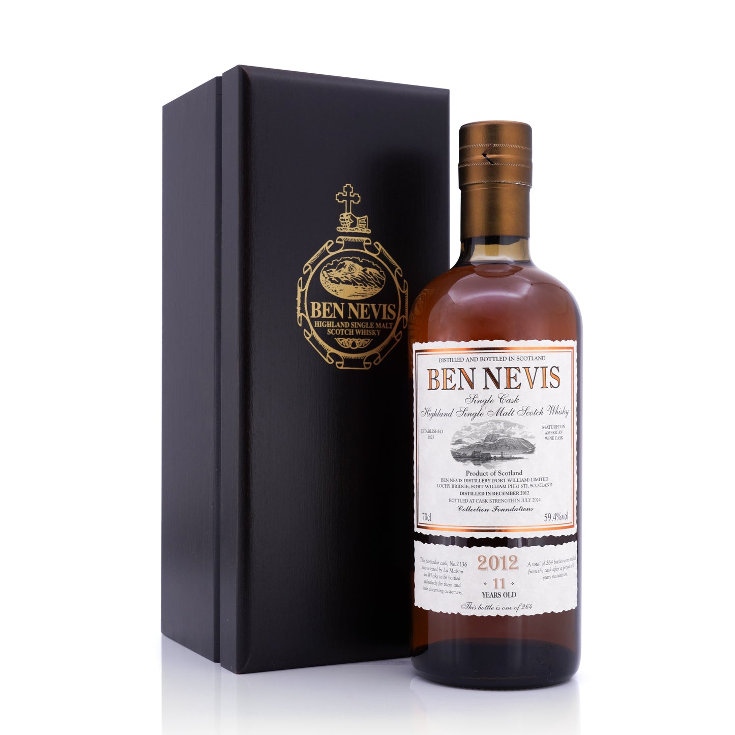 Ben Nevis 11 Years Old 2012/2024 American Wine Cask Single Cask LMDW Foundations 59.4% 700ml