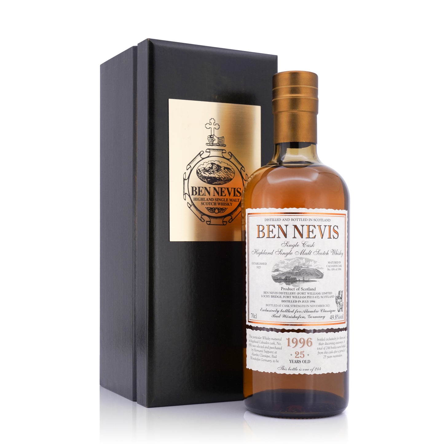 Ben Nevis 25 Years Old 1996/2021 Calvados Single Cask #856 for Alambic Classique 49.8% 700ml (WB90)