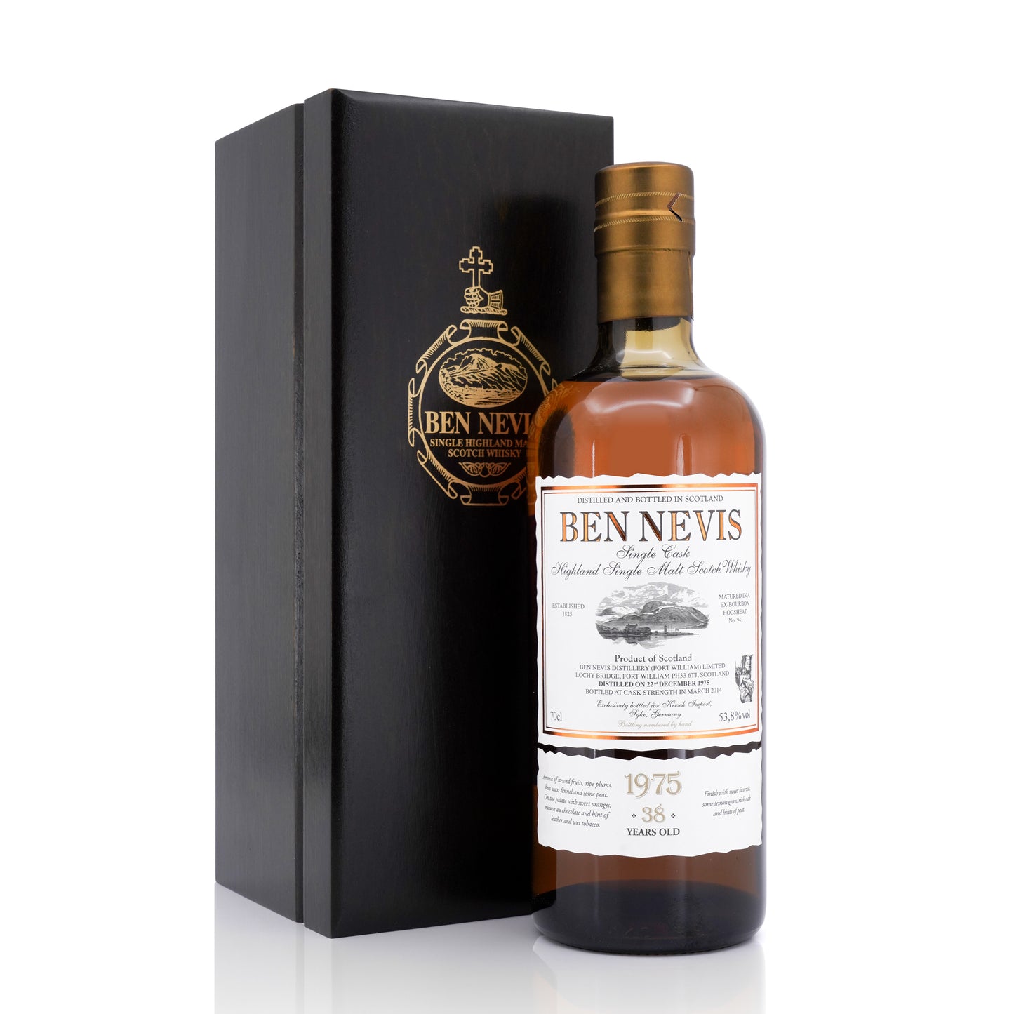 Ben Nevis 38 Years Old 1975/2014 Ex-Bourbon Hogshead #941 53.8% 700ml