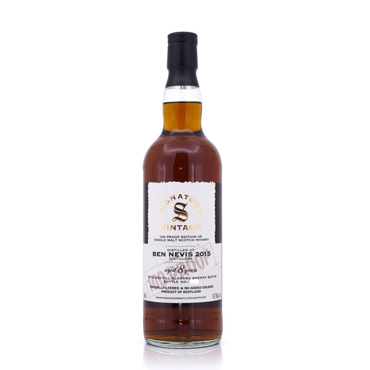 Ben Nevis 8 Year Old 2015/2023 Signatory Vintage 100 Proof Edition #5