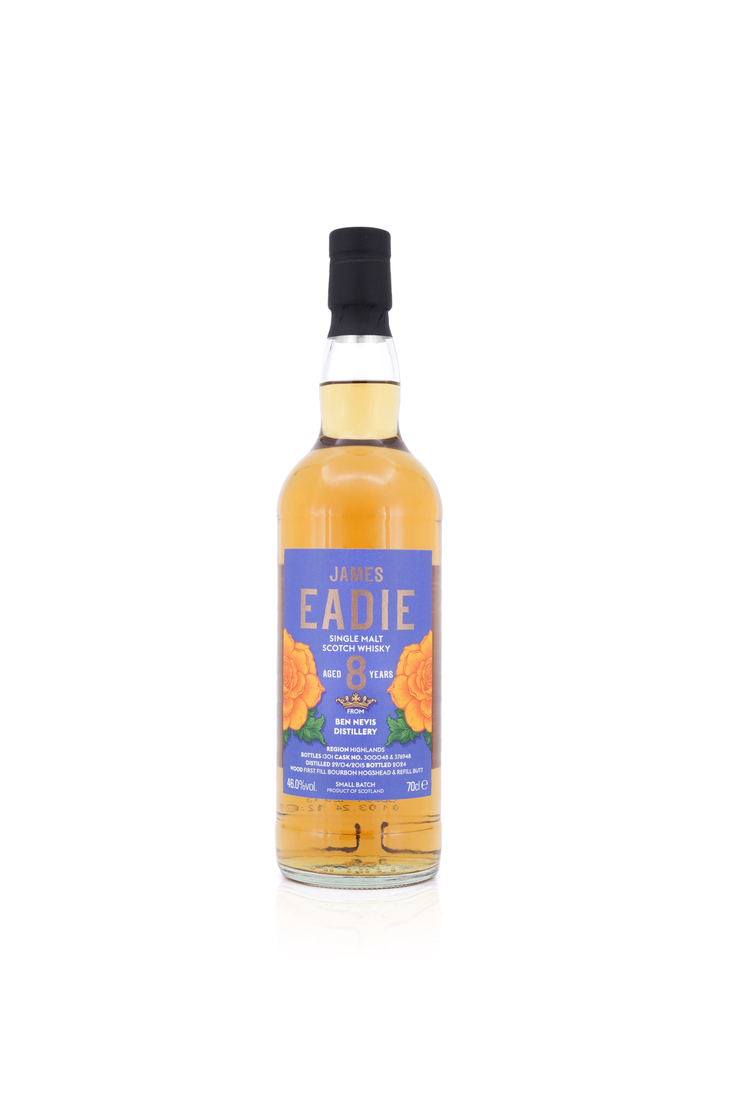 Ben Nevis 8 Years Old 2015/2024 Small Batch James Eadie 46% 700ml (WF88)