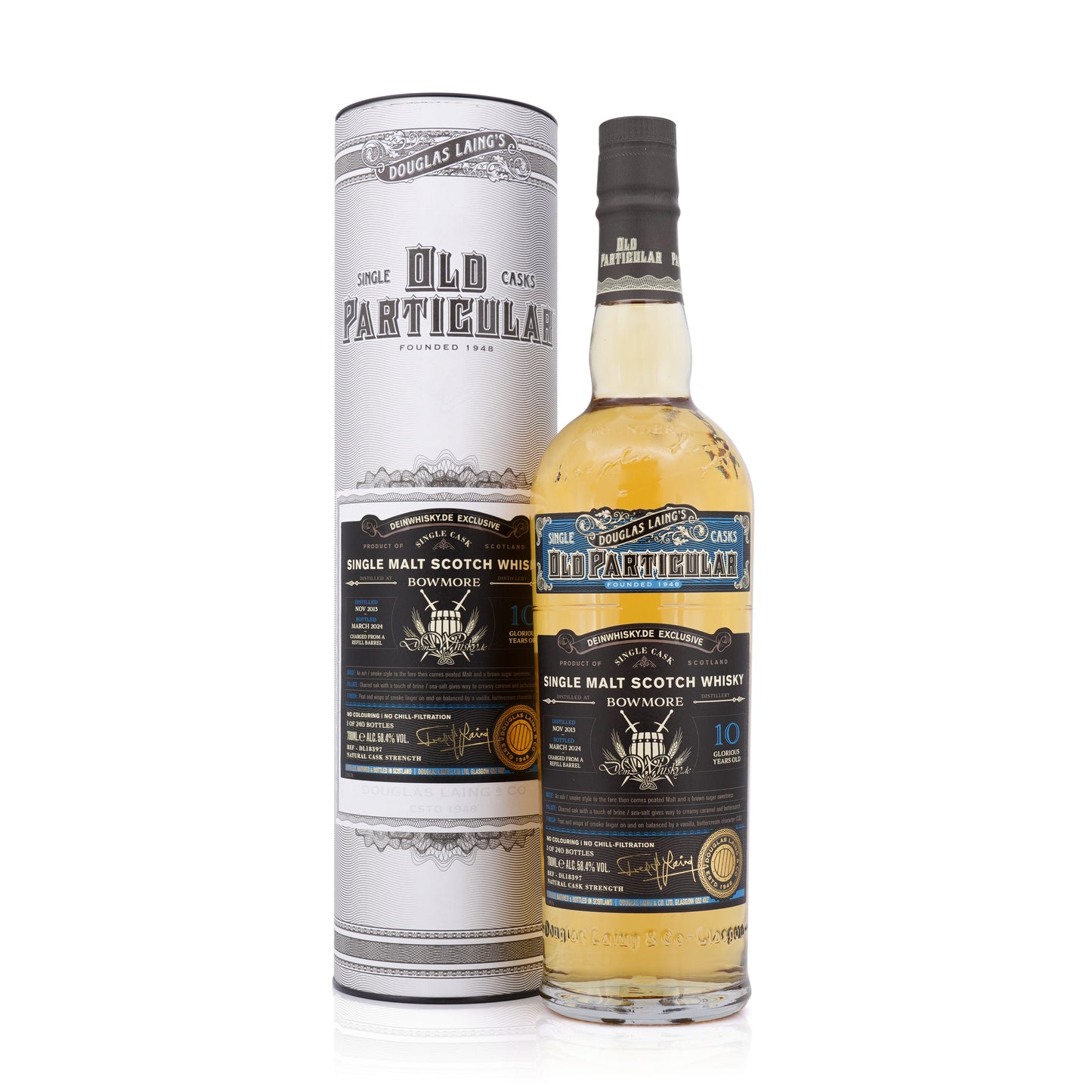 Bowmore 10 Years Old 2013/2024 Old Particular Douglas Laing 58.4% 700ml