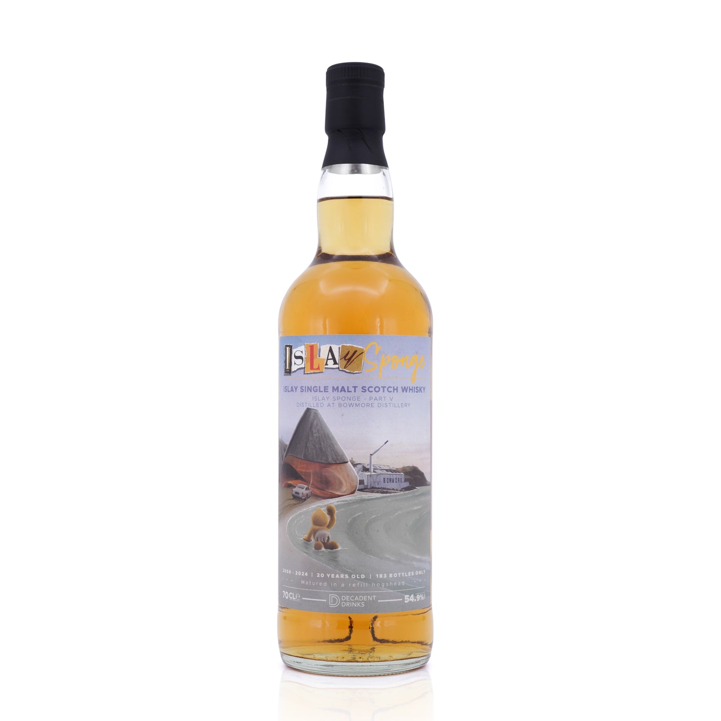 Bowmore 20 Years Old 2004/2024 Refill Hogshead Islay Sponge - Part 5 WhiskySponge 54.9% 700ml