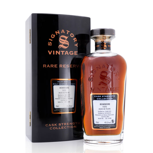 Bowmore 40 Years Old 1970/2010 Sherry Cask #4467 SV Rare Reserve 43.2% 700ml