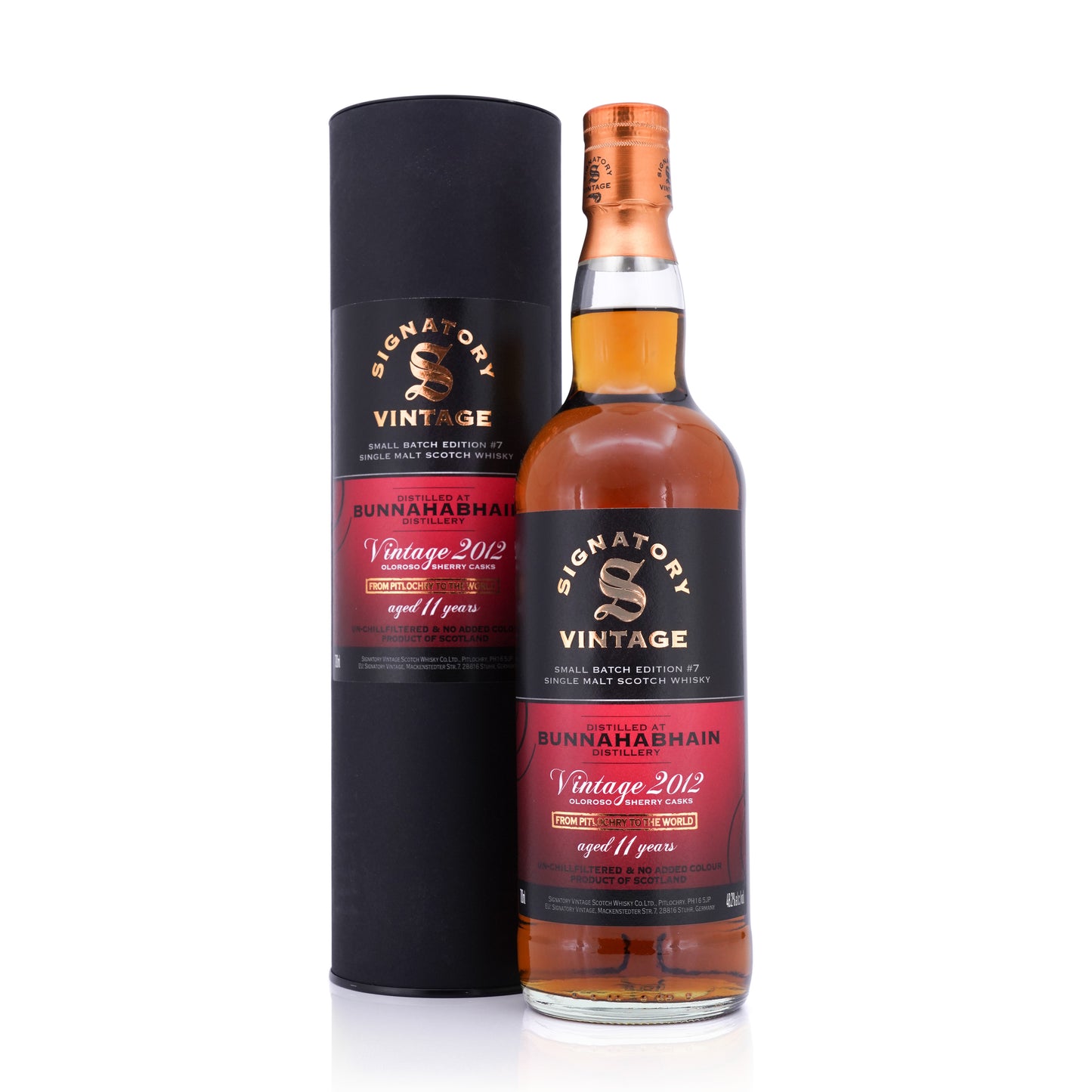 Bunnahabhain 11 Years Old 2012/2024 Signatory Vintage Small Batch Edition #7 48.2% 700ml