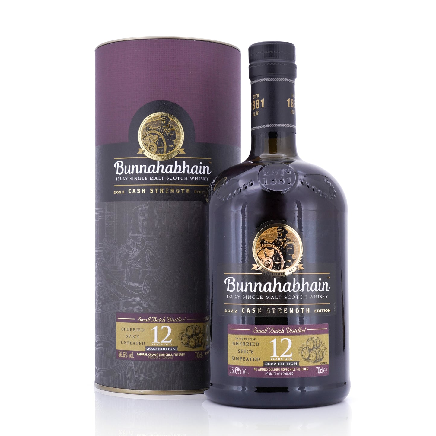 Bunnahabhain 12 Years Old 2022 Cask Strength 56.6% 700ml