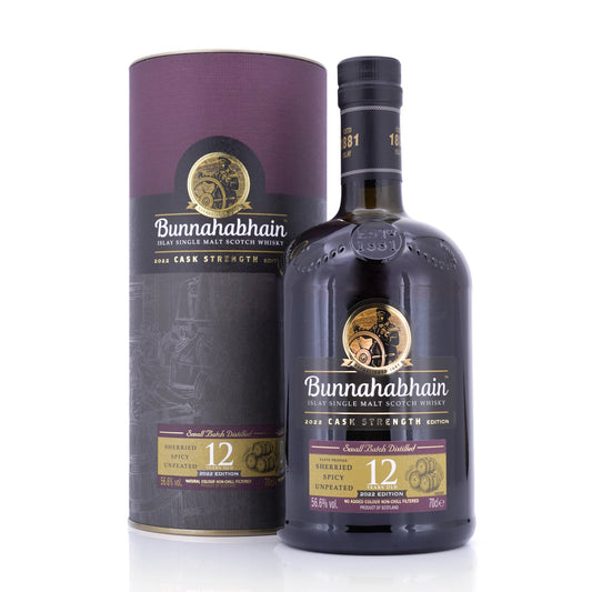 Bunnahabhain 12 Years Old 2022 Cask Strength 56.6% 700ml