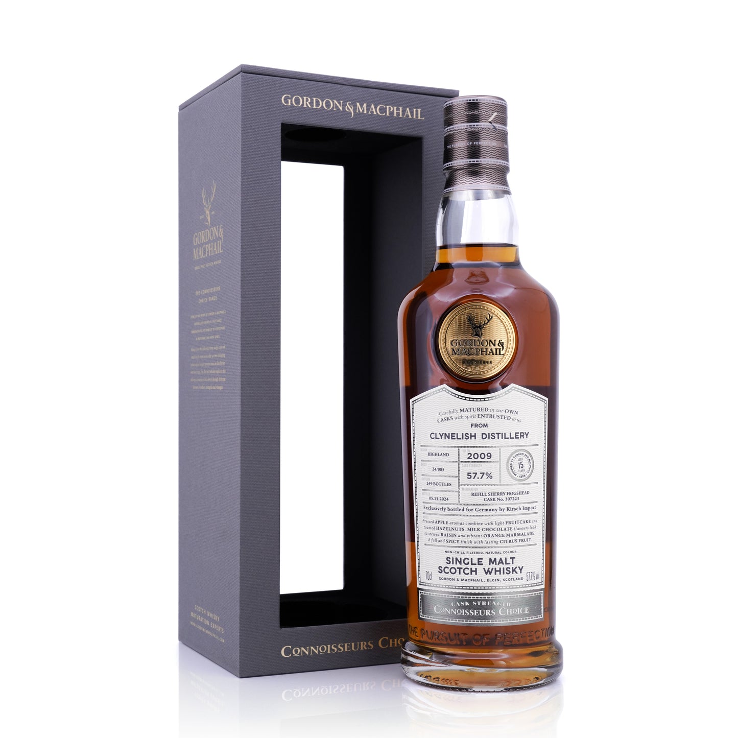 Clynelish 15 Years Old 2009/2024 Refill Sherry Hogshead #307223 Gordon & MacPhail