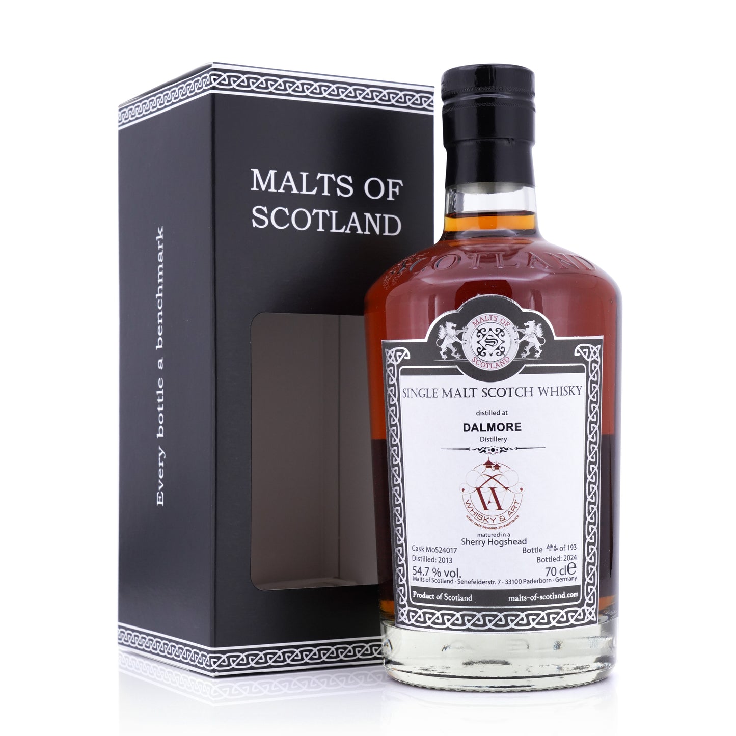 Dalmore 2013/2024 Sherry Cask Malts of Scotland Whisky & Art 54.7% 700ml