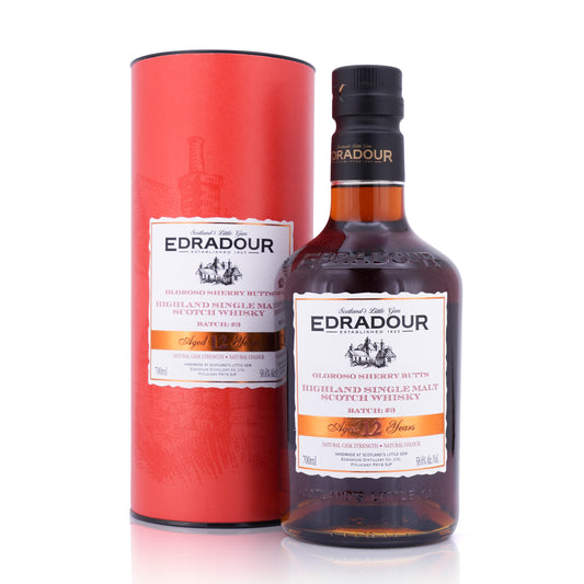 Edradour 12 Years Old Cask Strength Oloroso Sherry Butts Batch #3 58.6% 700ml