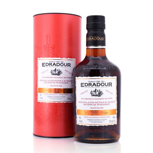 Edradour 12 Years Old Cask Strength Oloroso Sherry Butts Batch #2 57.6% 700ml