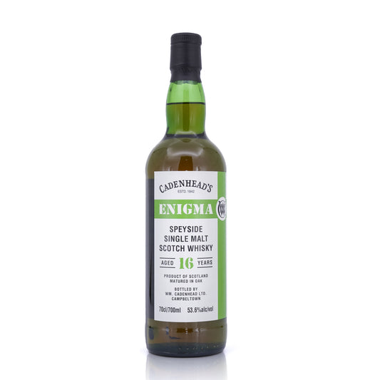 Enigma/Speyside 16 Years Old 2008/2024 Manzanilla hogsheads Cadenhead's 53.6% 700ml