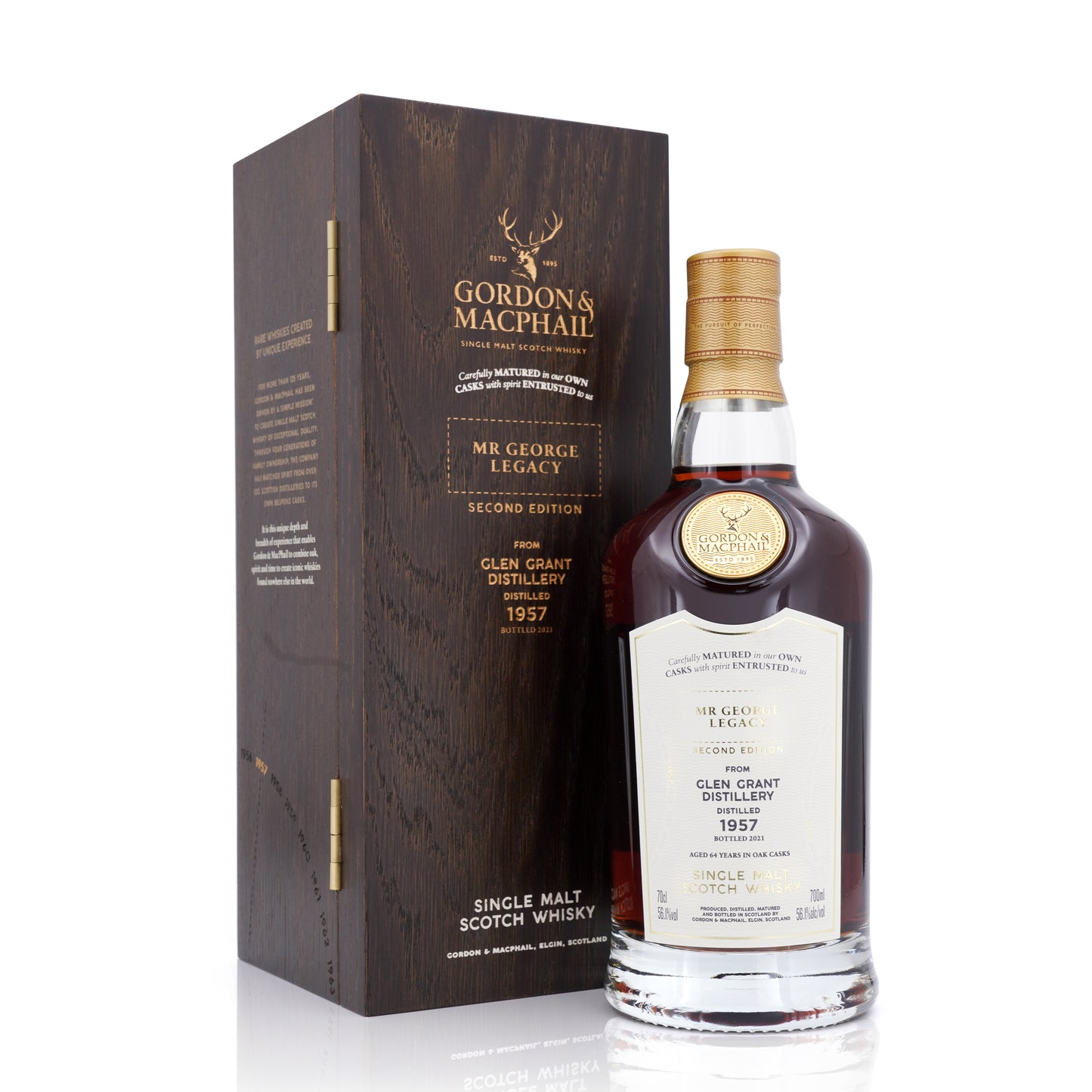 Glen Grant 64 Years Old 1957/2021 Sherry Cask Gordon & MacPhail Mr. George Legacy #2 56.1% 700ml