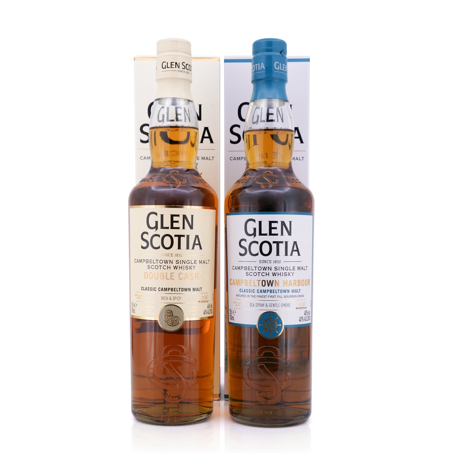 Glen Scotia Double Cask + Glen Scotia Campbeltown Harbour set 2 x 700ml