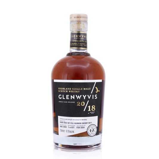 GlenWyvis 5 Years Old 2018/2024 1st Fill Oloroso Sherry Butt #243 61.5% 700ml