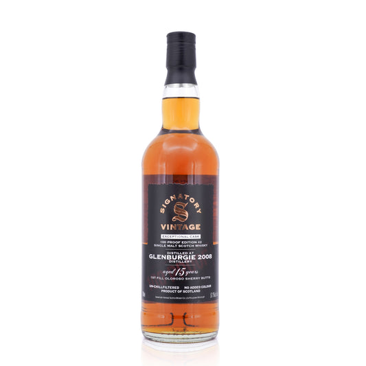 Glenburgie 15 Years Old 2008/2024 Signatory Vintage 100 Proof Exceptional Cask #2 57.1% 700ml