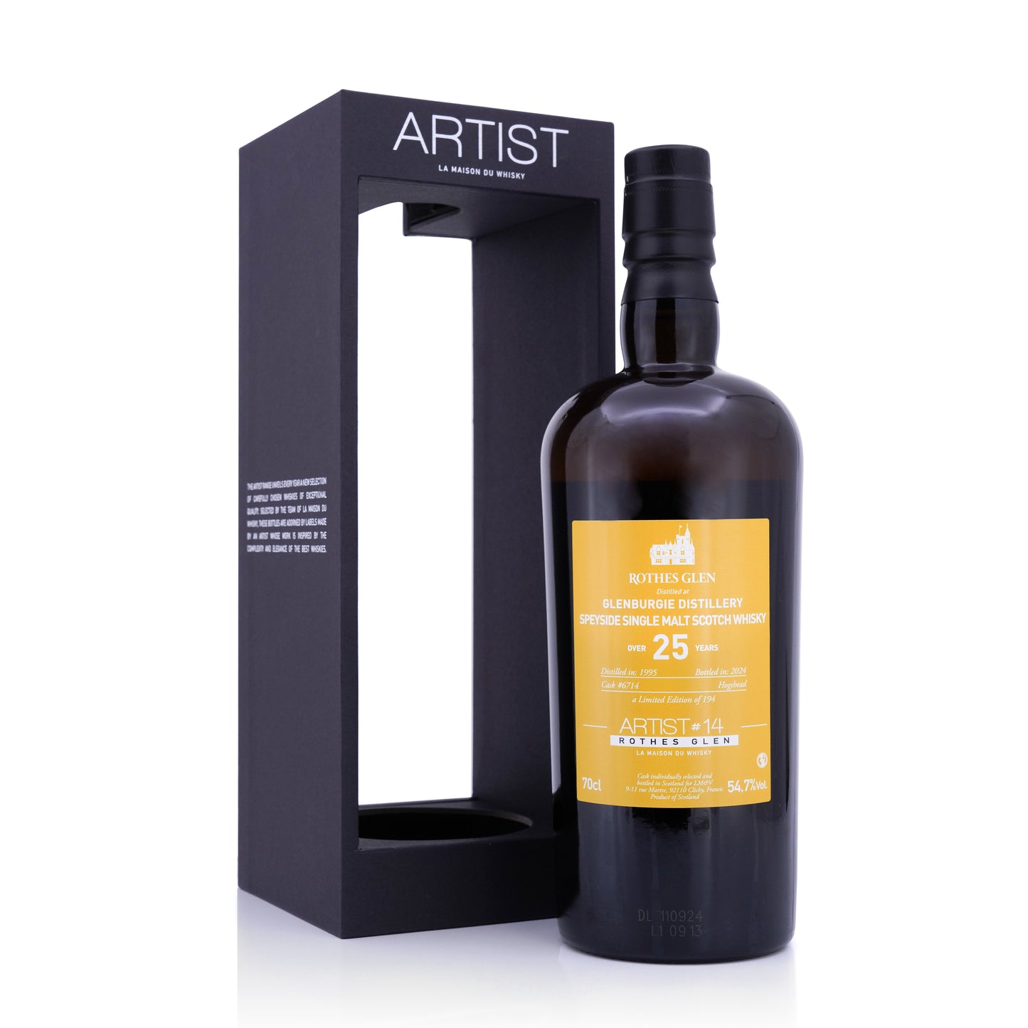 Glenburgie Over 25 Years Old 1995/2024 Artist #14 Rothes Glen 54.7% 700ml