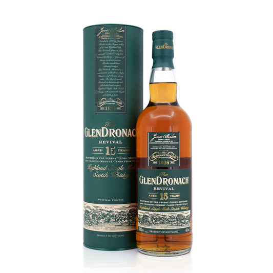 Glendronach 15 Years Old Revival Highland Single Malt Scotch Whisky 46% 700ml