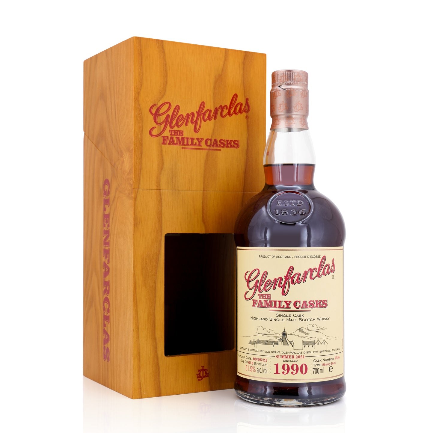 Glenfarclas 1990/2021 The Family Casks Release S21 #9256 51.9% 700ml