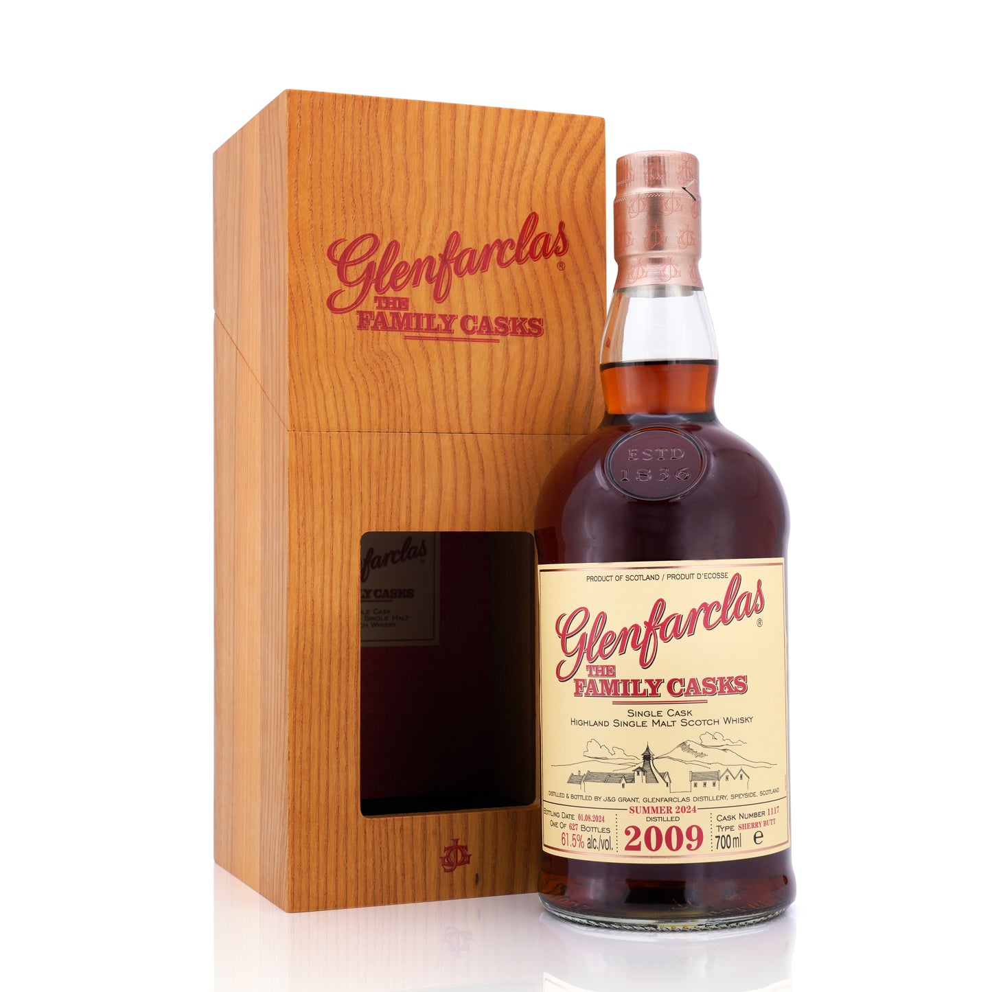 Glenfarclas 2009/2024 Summer The Family Casks #1117 61.5% 700ml