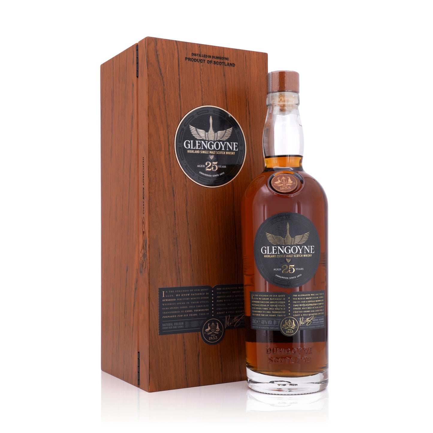 Glengoyne 25 Years Old Highland Single Malt Scotch Whisky 48% 700ml