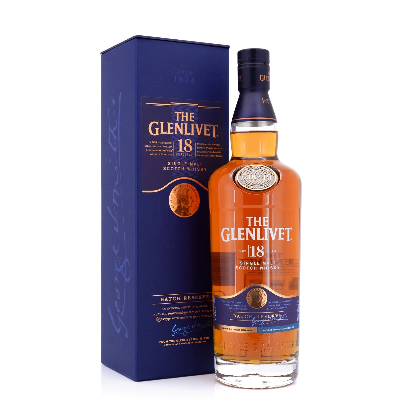 Glenlivet 18 Years Old Batch Reserve Single Malt Scotch Whisky 40% 700ml