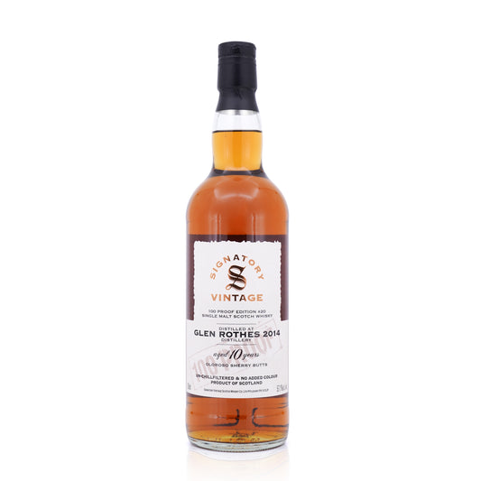 Glenrothes 10 Years Old 2014/2024 Signatory Vintage 100 Proof #20 57.1% 700ml