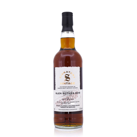 Glenrothes 9 Years Old 2015/2023 Signatory Vintage 100 Proof Edition #6