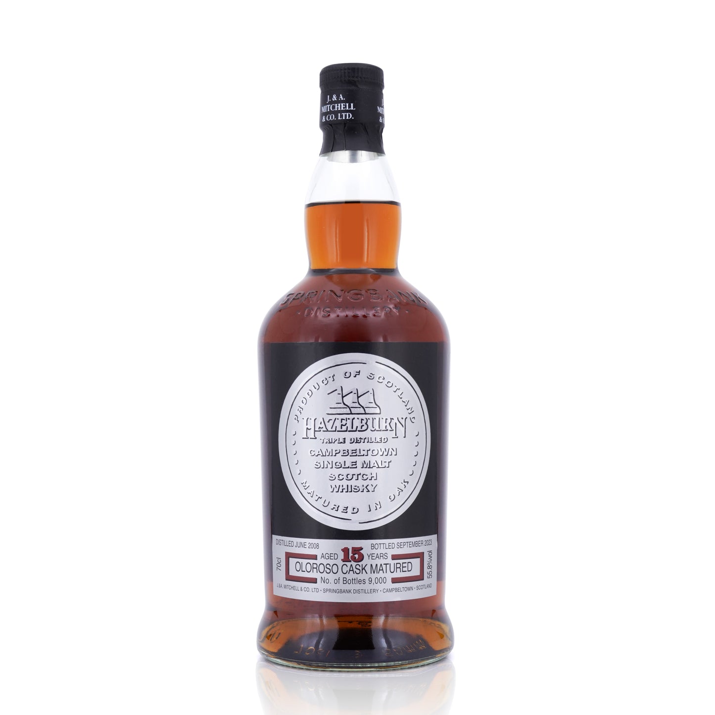 Hazelburn 15 Years Old Oloroso Sherry Cask Cask Strength 55.8% 700ml