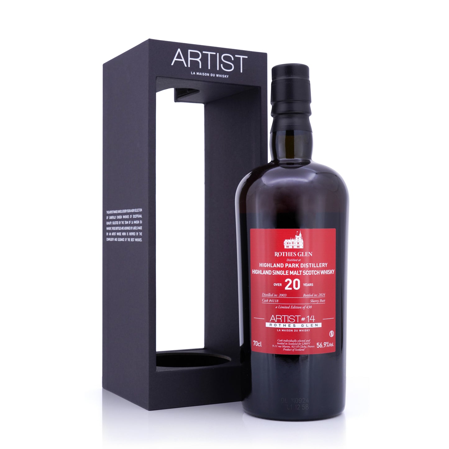 Highland Park Over 20 Years Old 2003/2024 Artist #14 Rothes Glen LMDW 56.9% 700ml