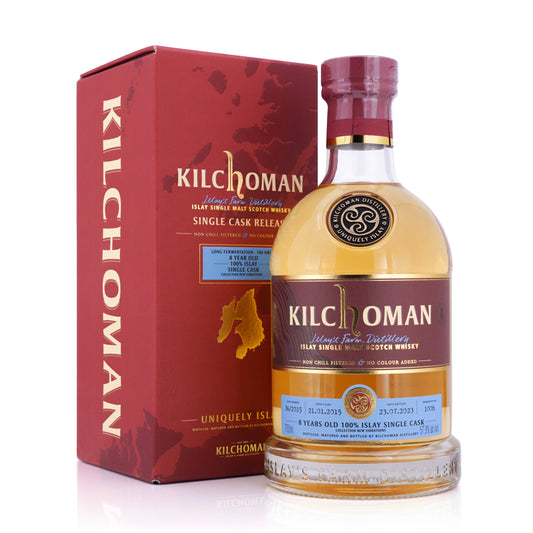 Kilchoman 8 Years Old 100% Islay Fermentation Variation 100h Bourbon Barrel Single Cask New Vibrations (WF90)