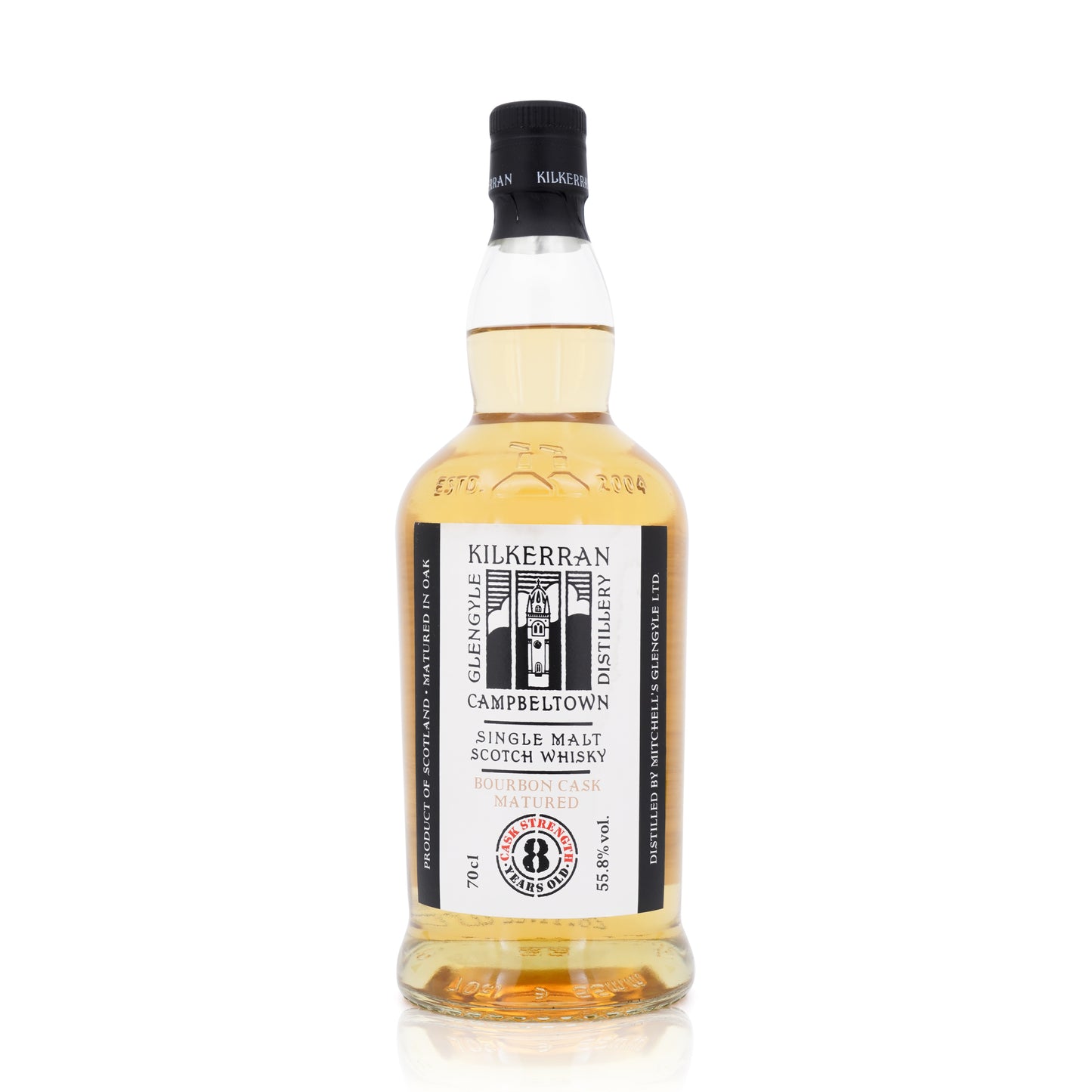 Kilkerran 8 Years Old Bourbon Cask Batch 8 55.8% 700ml