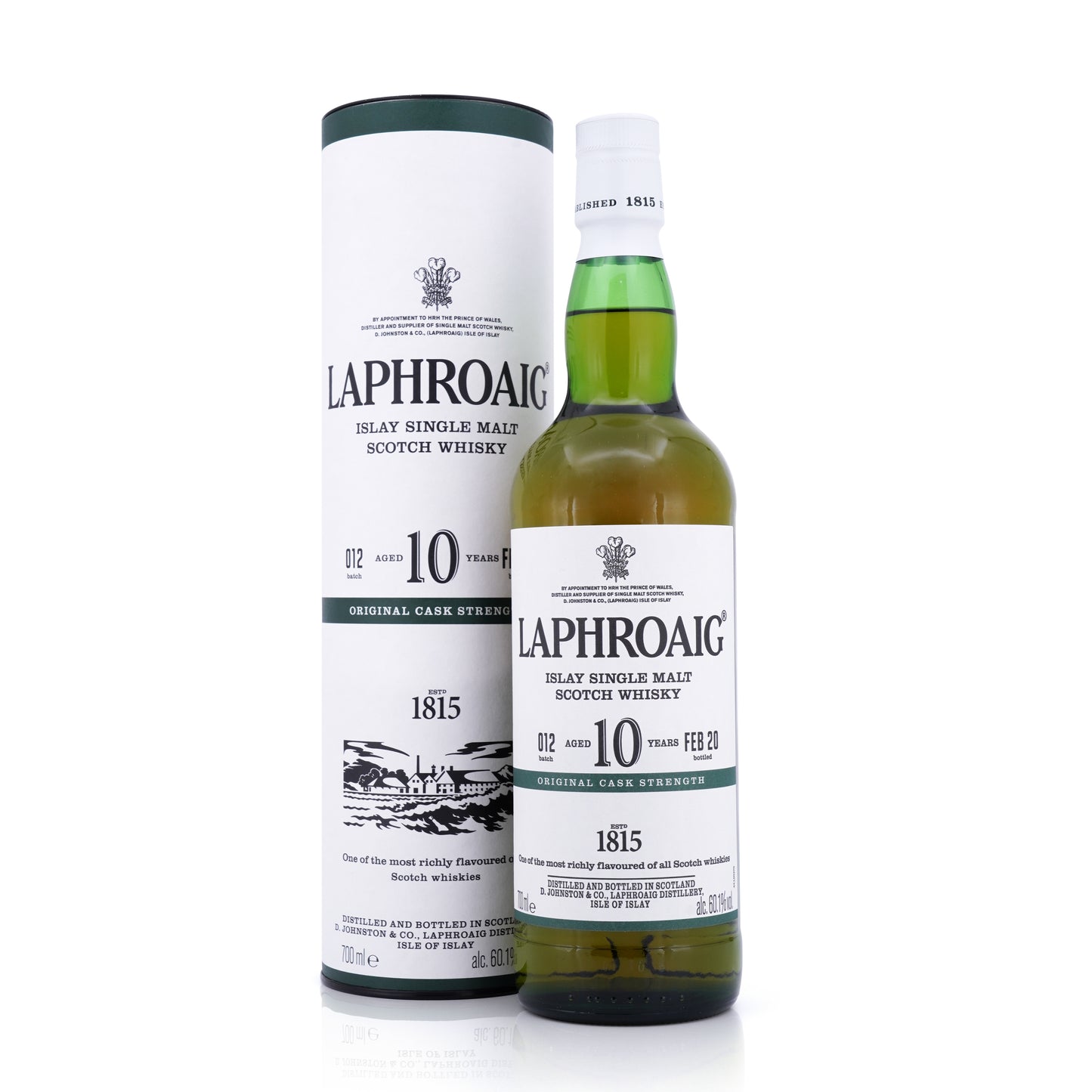 Laphroaig 10 Years Old 2020 Cask Strength Batch 012 60.1% 700ml