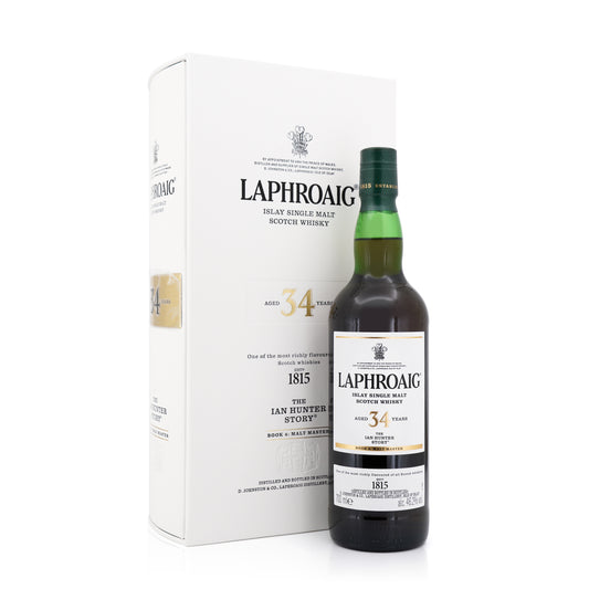 Laphroaig 34 Years Old The Ian Hunter Story Book 4 46.2% 700ml