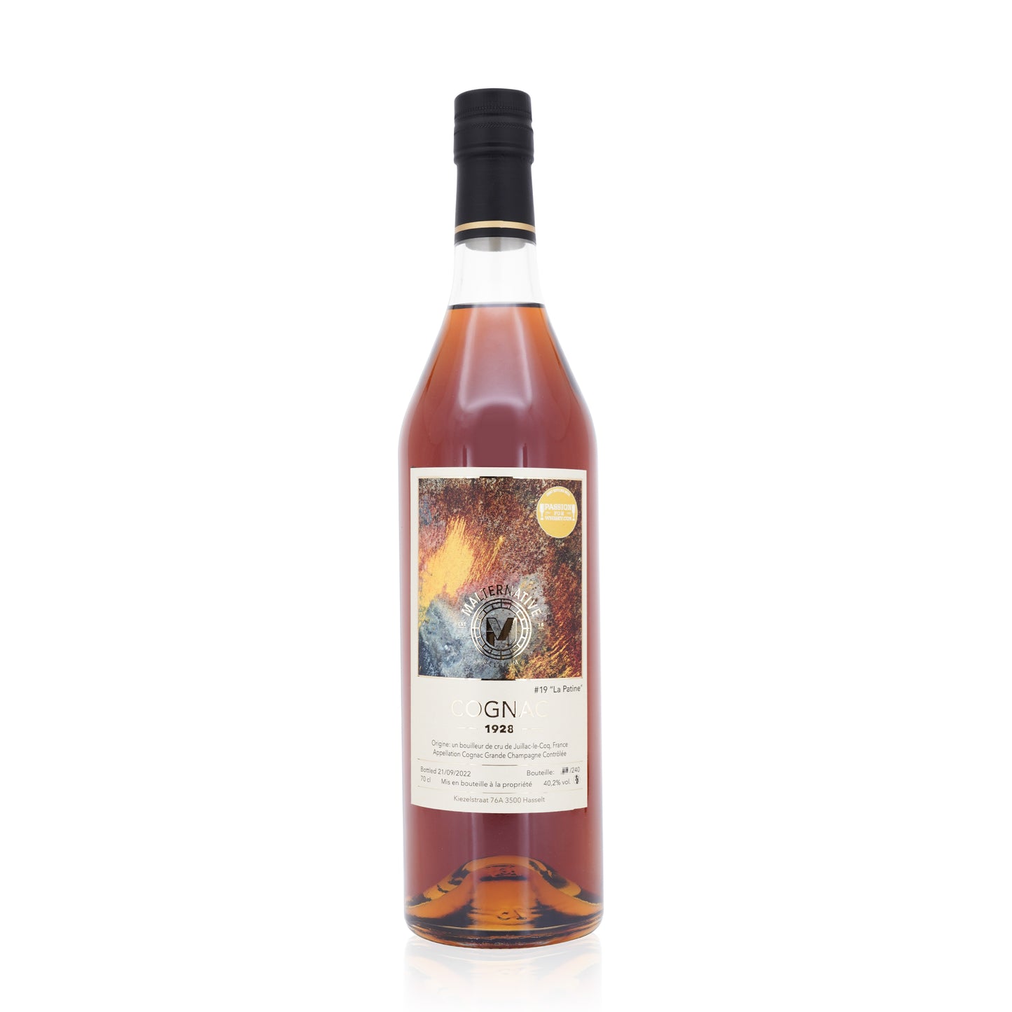 Cognac Grande Champagne 1928/2022 La Patine  Malternative Belgium x Passion for Whisky 40.2% 700ml