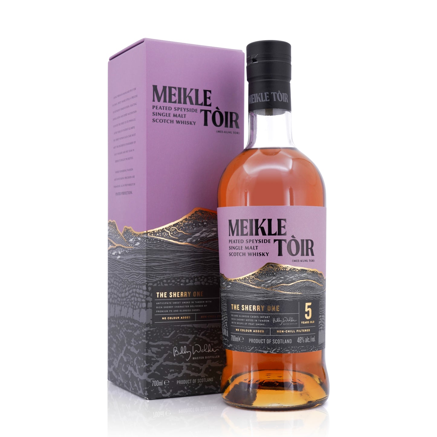 Meikle Toir 5 Years Old The Sherry One Peated Billy Walker 48% 700ml