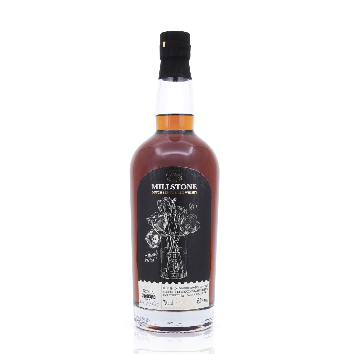 Millstone 5 Years Old 2017/2023 1st PX sherry Cask #17B210 Dutch Tulip Collection No.1 58.1% 700ml