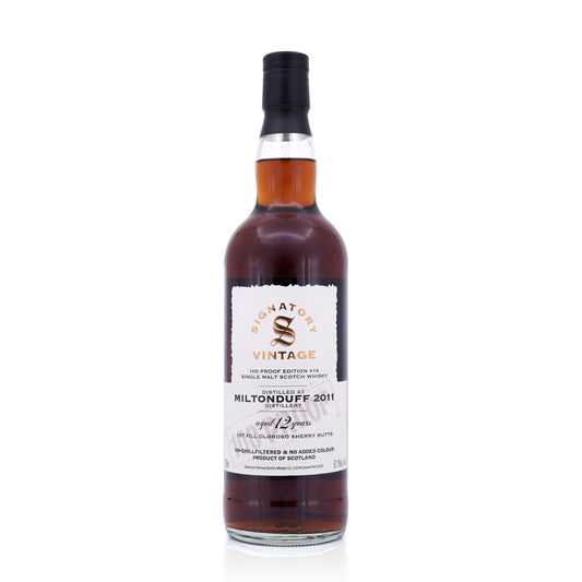 Miltonduff 12 Years Old 2011/2024 Signatory Vintage 100 Proof #14 57.1% 700ml