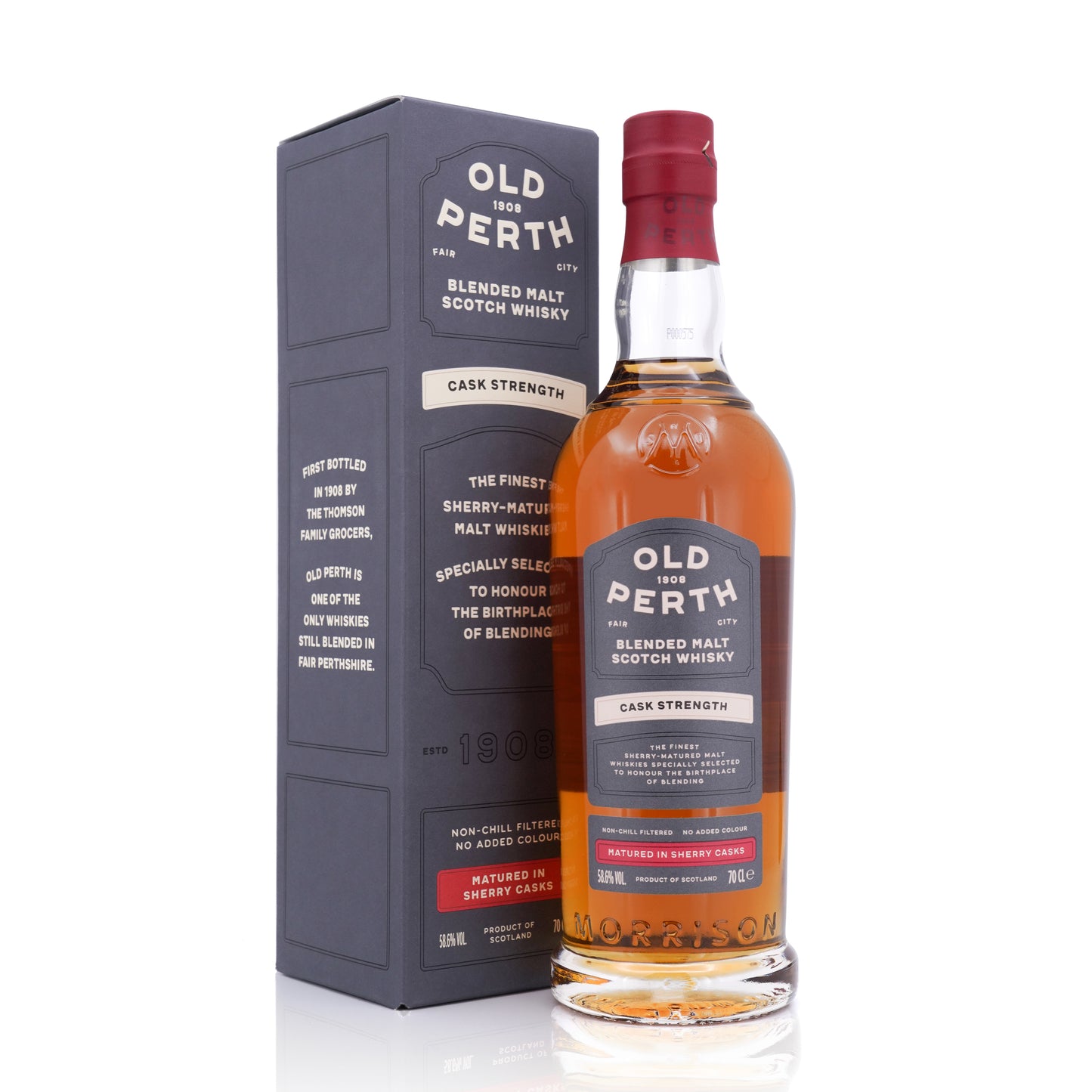 Old Perth Cask Strength Blended Malt Scotch Whisky 58.6% 700ml